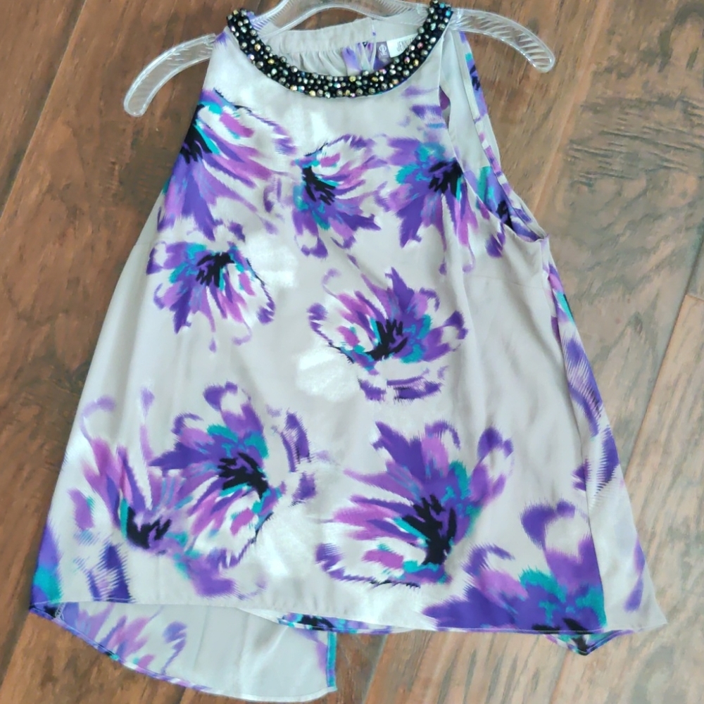 Layered chiffon blouse
